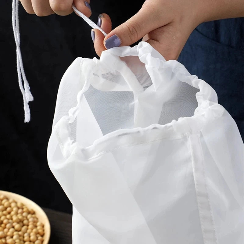 100/200/300 Mesh Filter Squeeze Water Bag Nut Milk Net Yogurt Tea Beer Coffee Food Filter Strainers Mesh Kitchen Strainer Bags