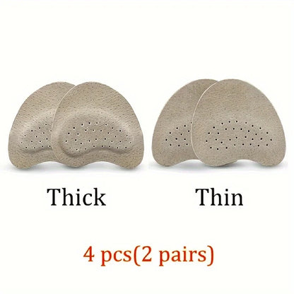 2 Pairs Foot Pads High Heels Sandals Non Slip Stickers Memory Foam Front Foot Pads Toe and Foot Pain Relief Insoles for Women