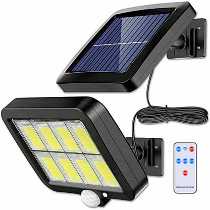 100/120/160COB Solar Split Wall Lamp 3 Mode Waterproof Motion Sensor Garden Street Lights Solar Lamp Garden Security Wall Light