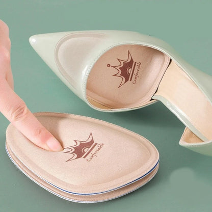 1/2pairs Forefoot Pads Women High Heels Non-slip Pain Relief Insert Half Insoles Front Foot Cushion Foot Care Shoe Pads Insole