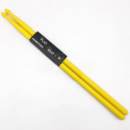 1 Pair 5A Nylon Drumsticks Colorful Plastic Drum Sticks With Non-Slip Handles Musical Instrument Accessories Percussion Tool