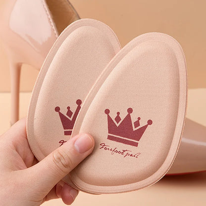 1/2pairs Forefoot Pads Women High Heels Non-slip Pain Relief Insert Half Insoles Front Foot Cushion Foot Care Shoe Pads Insole